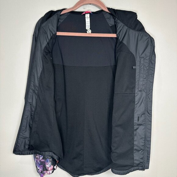 Lululemon Run Get Up And Glow Jacket Spring Has Sprung Size 4 Floral lightweight - Picture 9 of 13
